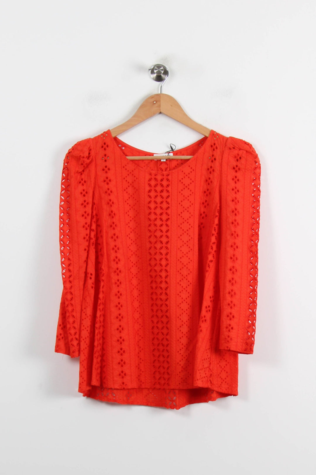 Blouse Rouge - Taille S/36 de la marque Claudie Pierlot | PARAD66177 - Vendu par Paradigme - Image 2