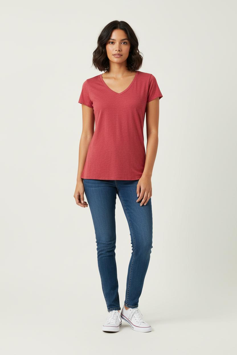 Tee-shirt Bordeaux - Taille XS/34 de la marque Zadig&Voltaire | PARAD66179 - Vendu par Paradigme - Image 1