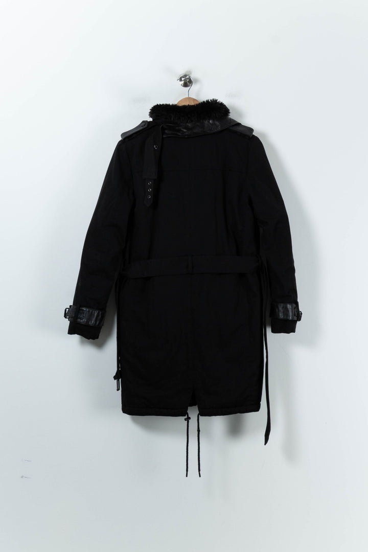 Parka Noire - Taille XS/34 de la marque The Kooples | PARAD66180 - Vendu par Paradigme - Image 4