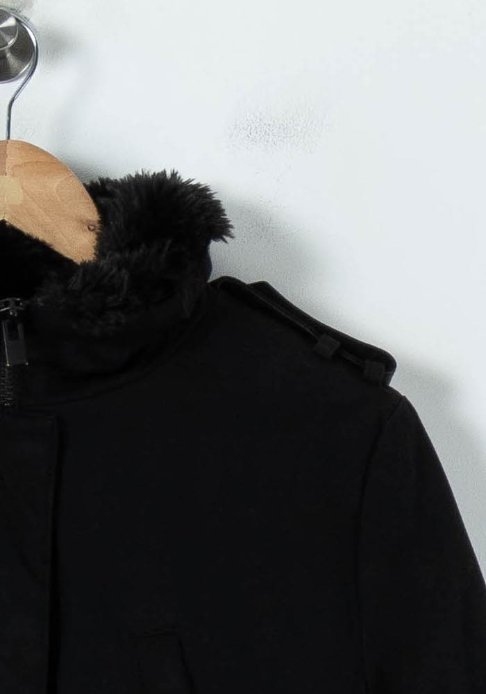 Parka Noire - Taille XS/34 de la marque The Kooples | PARAD66180 - Vendu par Paradigme - Image 3