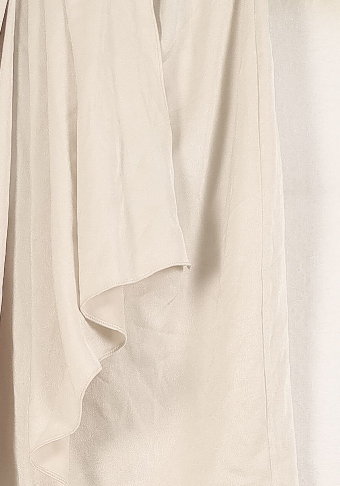 Jupe Drapée Beige - Taille S/36 de la marque IRO | PARAD66184 - Vendu par Paradigme - Image 3