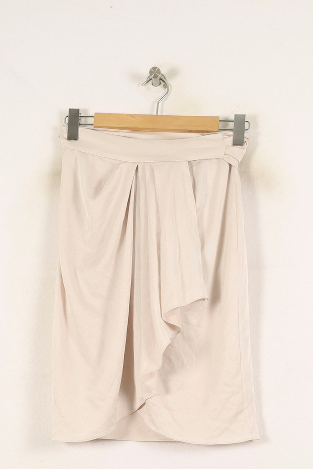 Jupe Drapée Beige - Taille S/36 de la marque IRO | PARAD66184 - Vendu par Paradigme - Image 2