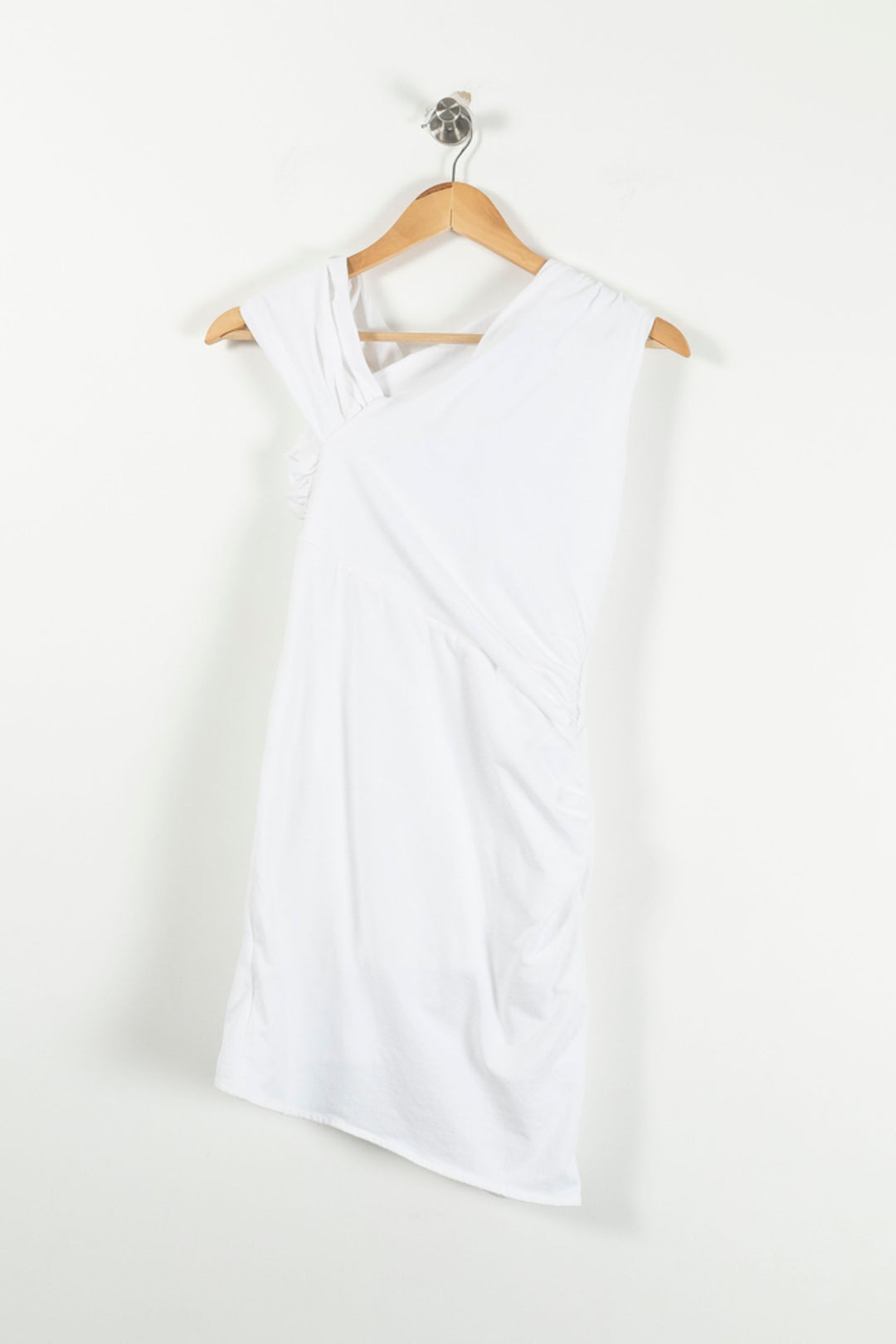 Robe Asymétrique Blanche - Taille S/36 de la marque IRO | PARAD66189 - Vendu par Paradigme - Image 4
