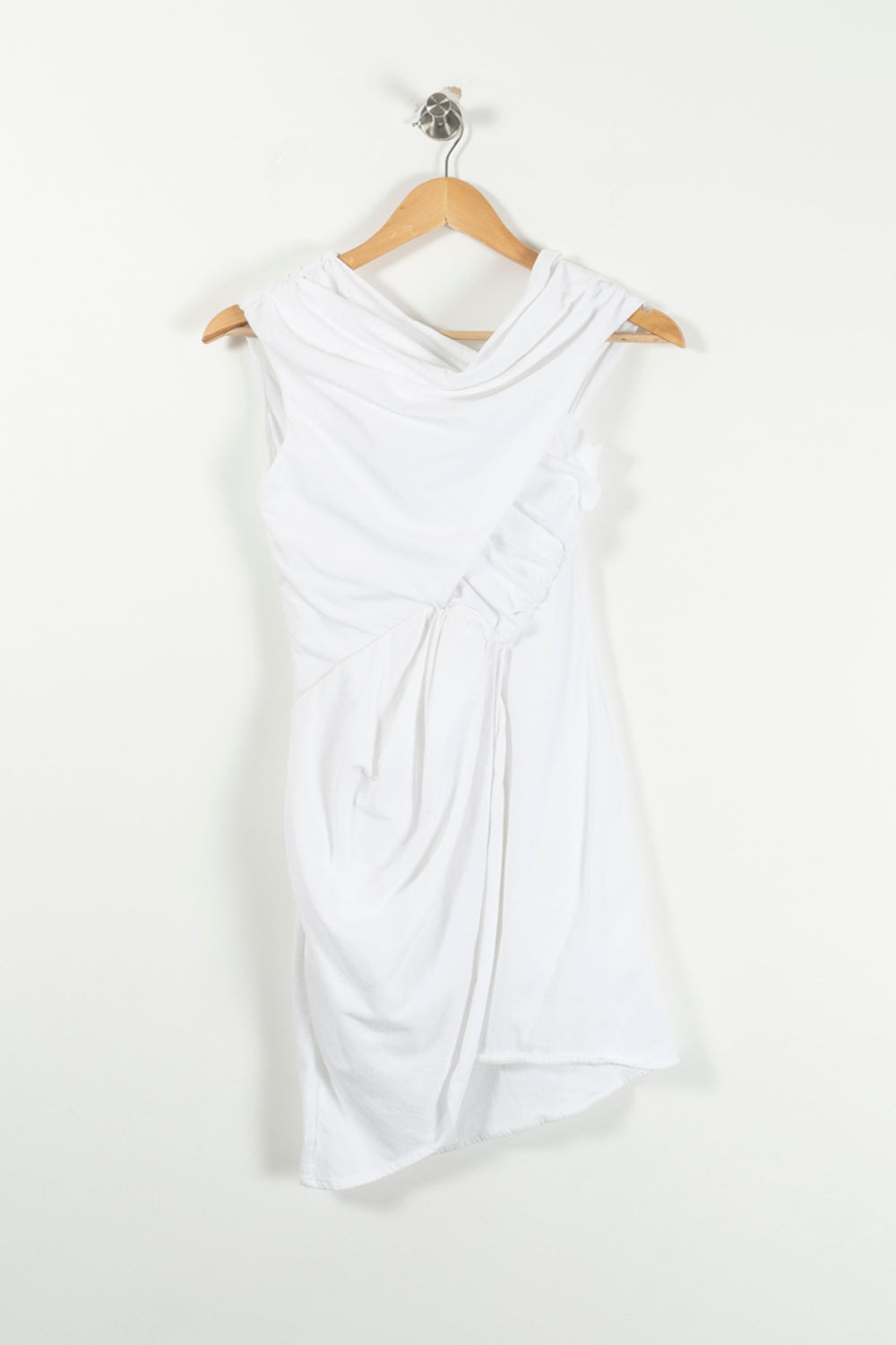 Robe Asymétrique Blanche - Taille S/36 de la marque IRO | PARAD66189 - Vendu par Paradigme - Image 2