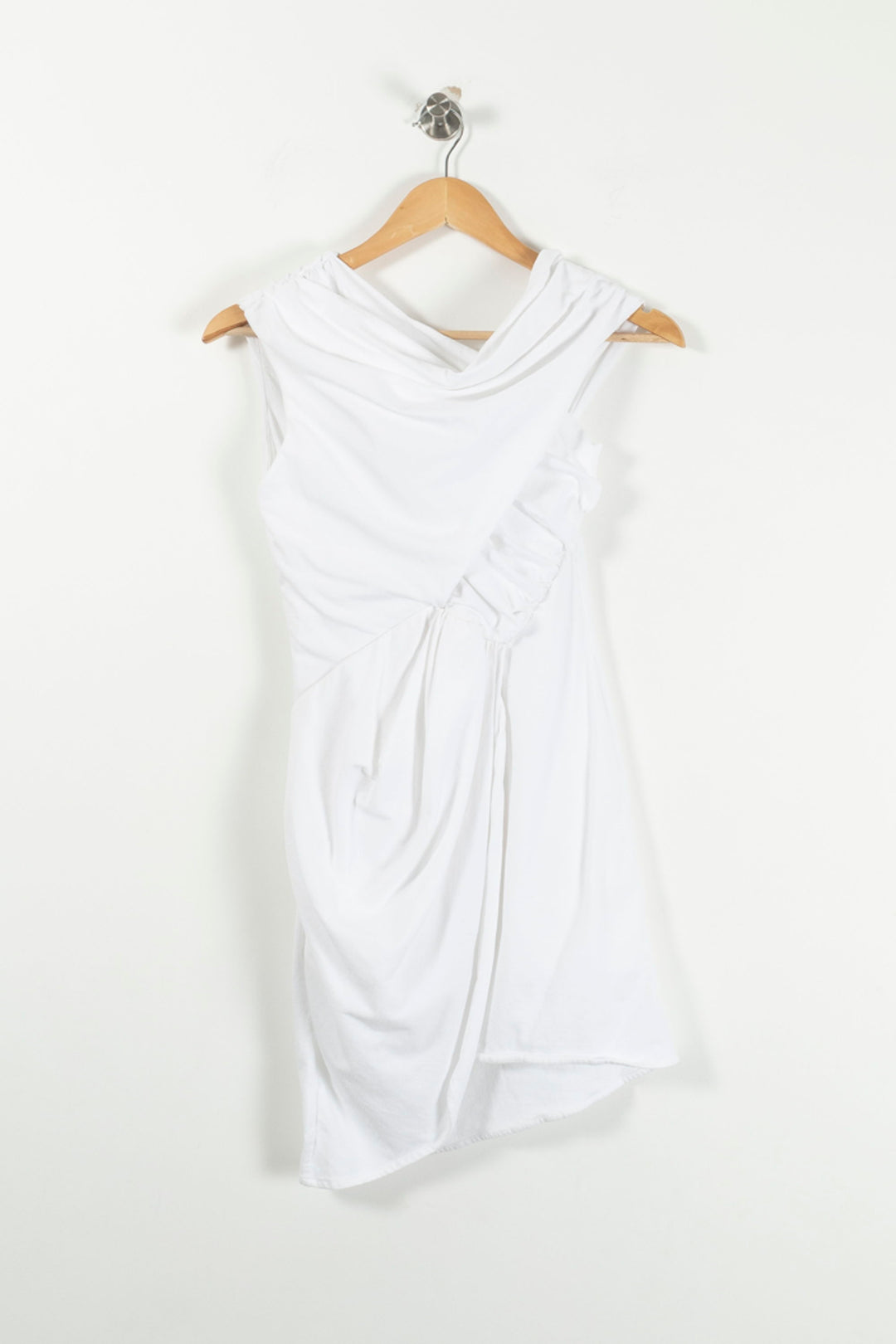 Robe Asymétrique Blanche - Taille S/36 de la marque IRO | PARAD66189 - Vendu par Paradigme - Image 2