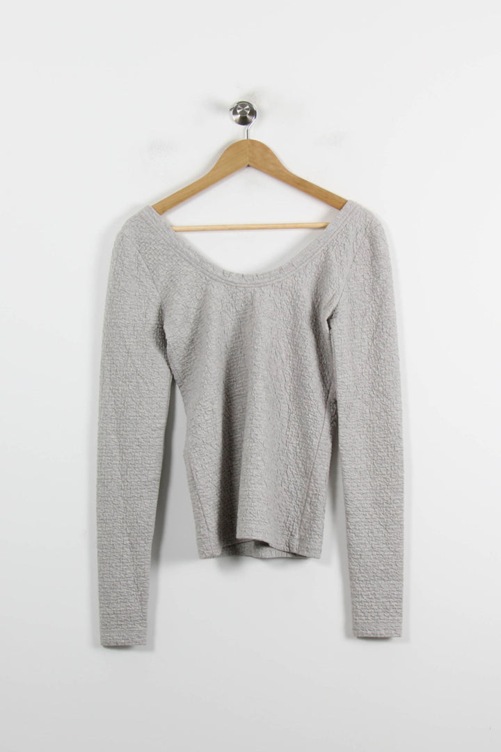 Pull Gris - Taille XS/34 de la marque Humanoid | PARAD66192 - Vendu par Paradigme - Image 4