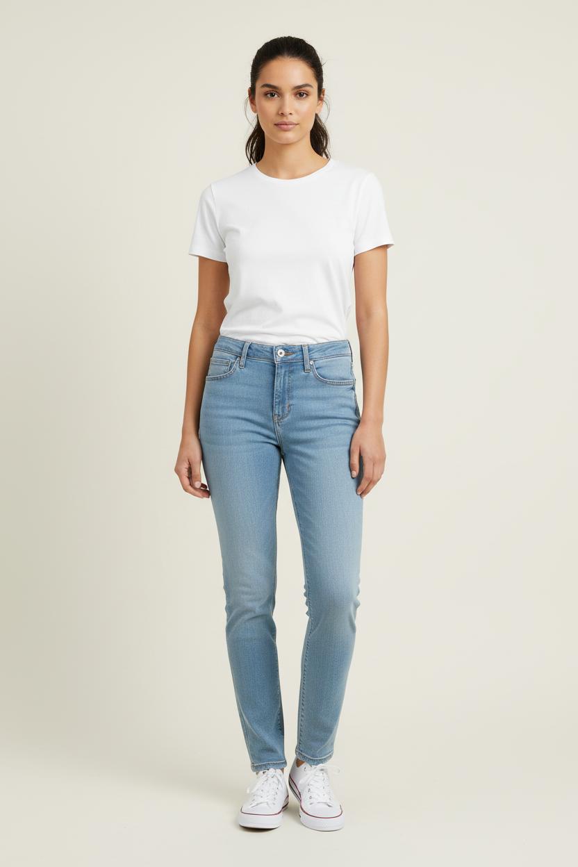 Jean Skinny Bleu - Taille S/36 de la marque Lee | PARAD66199 - Vendu par Paradigme - Image 1