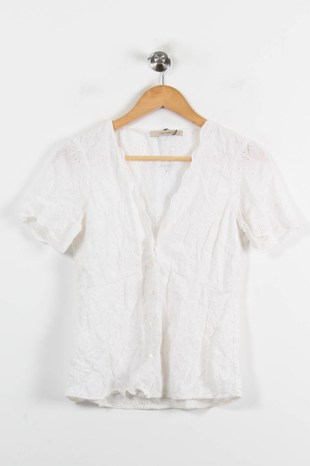 Blouse Blanche - Taille S/36 de la marque La Fée Maraboutée | PARAD66210 - Vendu par Paradigme - Image 2