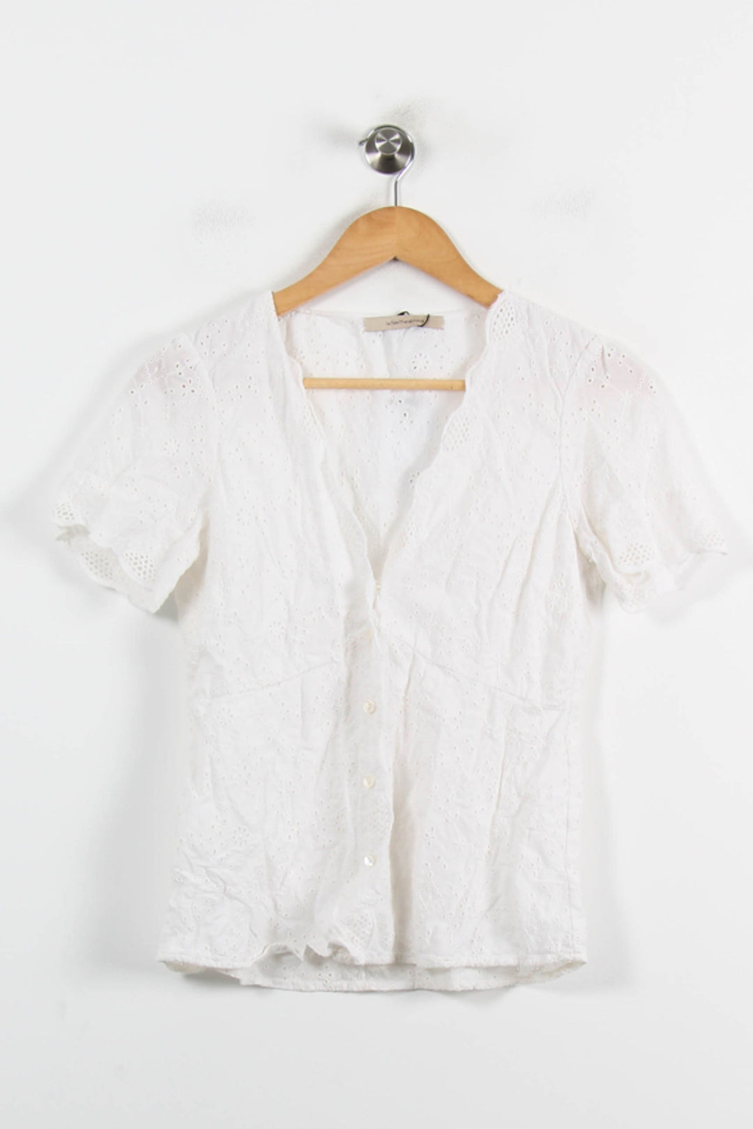 Blouse Blanche - Taille S/36 de la marque La Fée Maraboutée | PARAD66210 - Vendu par Paradigme - Image 2