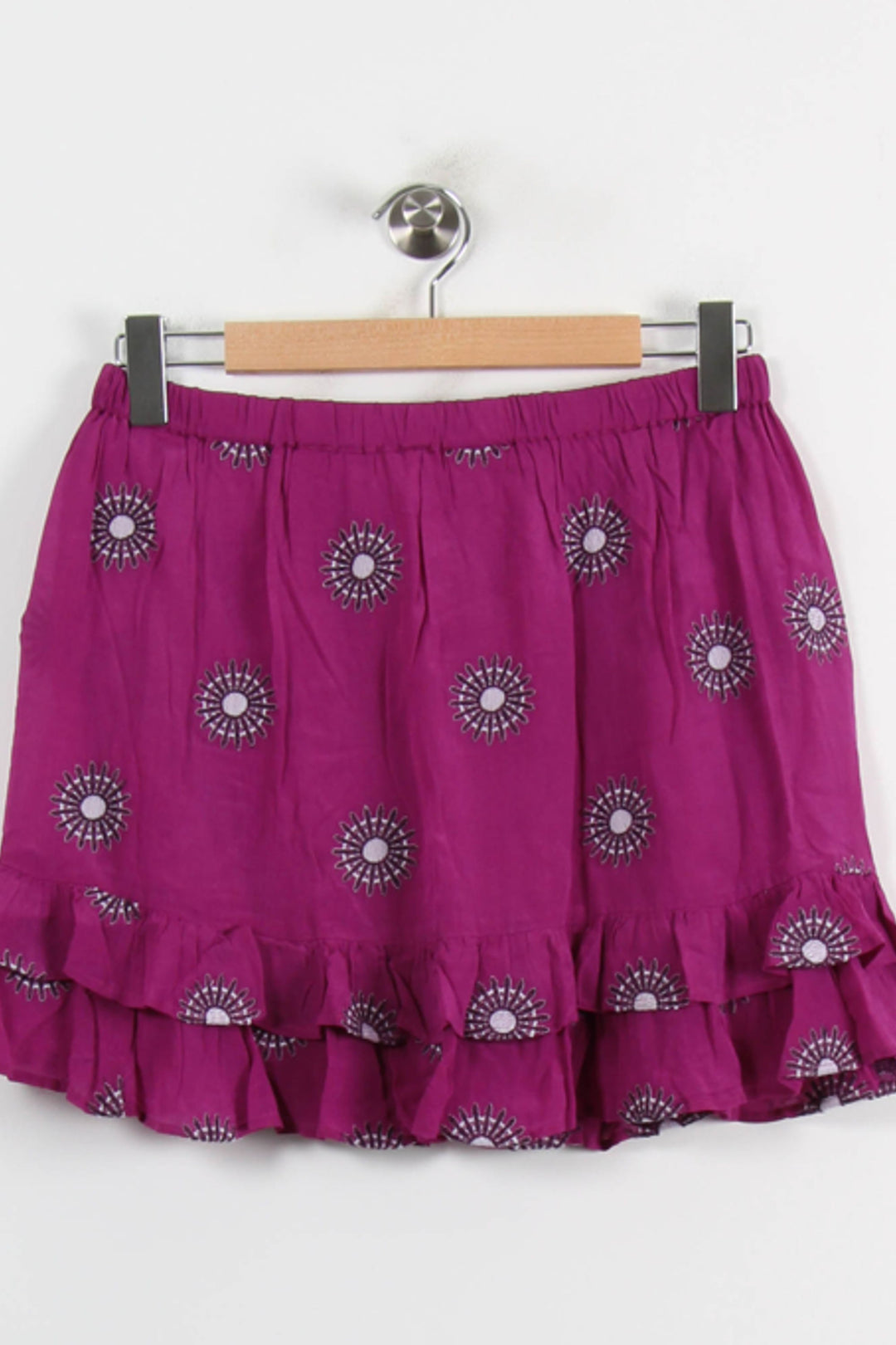 Jupe Courte Violette - Taille S/36 de la marque Vanessa Bruno | PARAD66222 - Vendu par Paradigme - Image 4