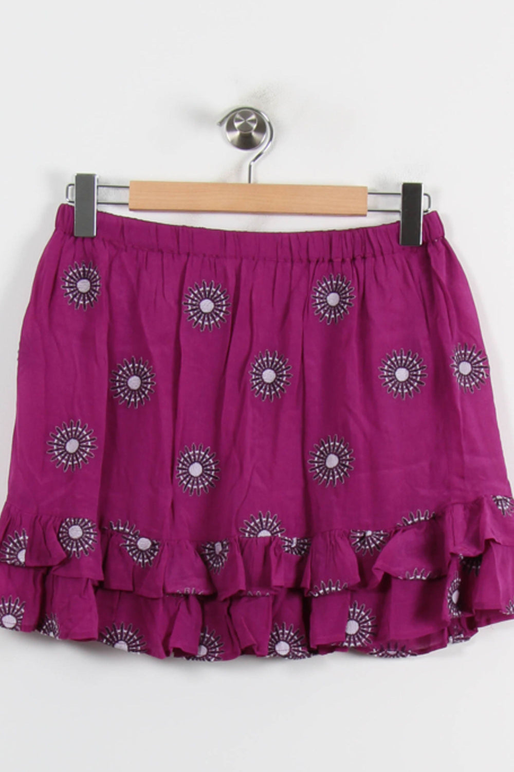 Jupe Courte Violette - Taille S/36 de la marque Vanessa Bruno | PARAD66222 - Vendu par Paradigme - Image 2