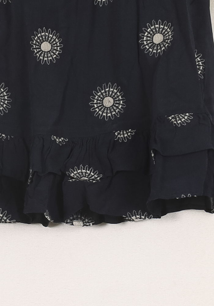 Jupe Courte Bleue et Blanche - Taille M/38 de la marque Vanessa Bruno - Athé | PARAD66228 - Vendu par Paradigme - Image 3