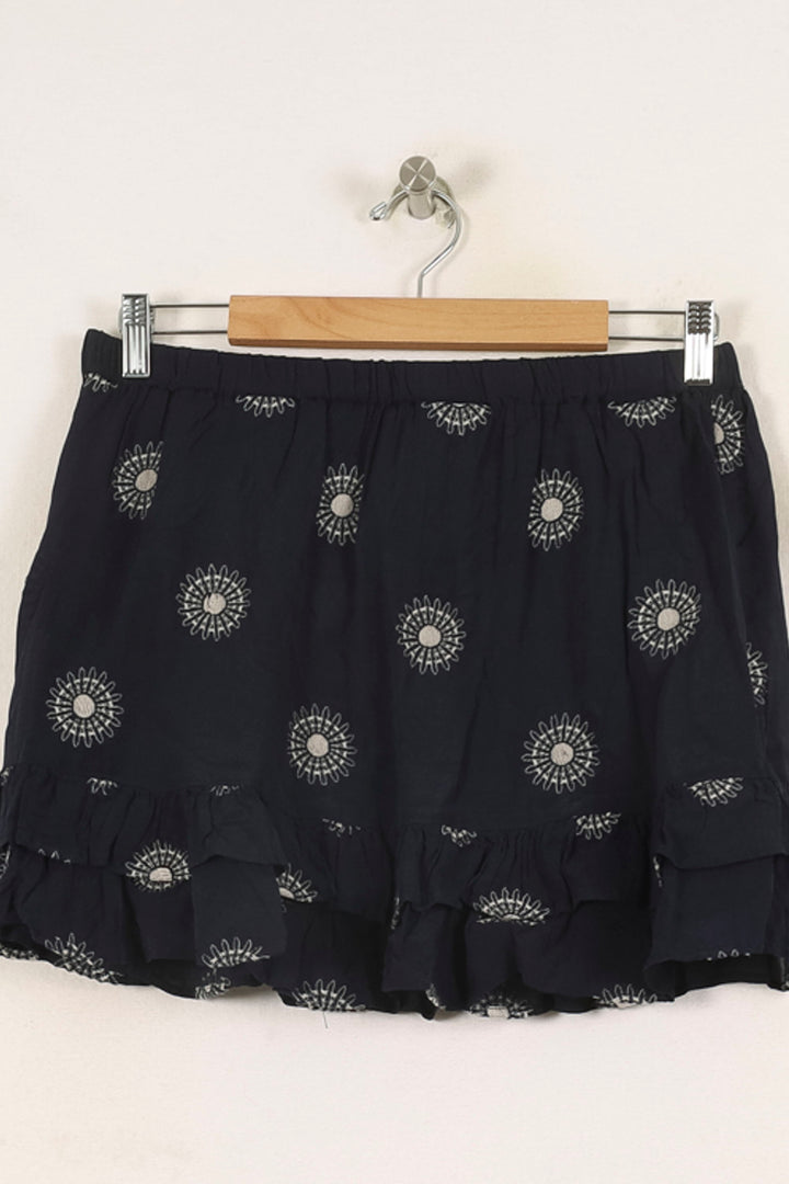 Jupe Courte Bleue et Blanche - Taille M/38 de la marque Vanessa Bruno - Athé | PARAD66228 - Vendu par Paradigme - Image 2