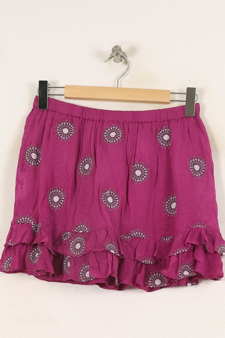 Jupe Courte Violette - Taille S/36 de la marque Vanessa Bruno - Athé | PARAD66233 - Vendu par Paradigme - Image 4