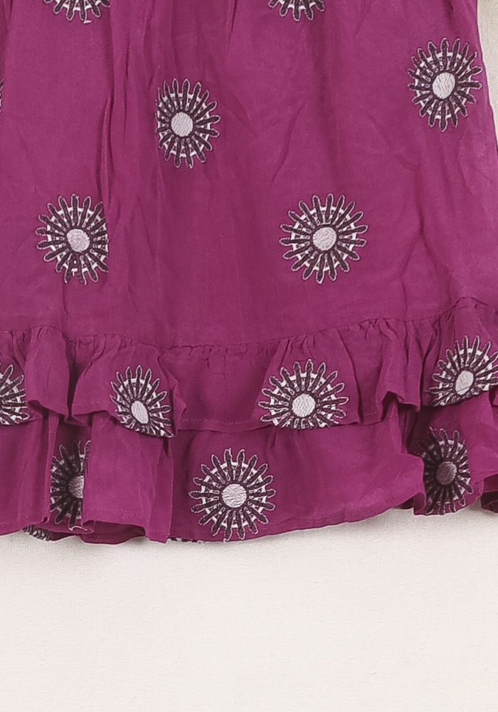 Jupe Courte Violette - Taille S/36 de la marque Vanessa Bruno - Athé | PARAD66233 - Vendu par Paradigme - Image 3