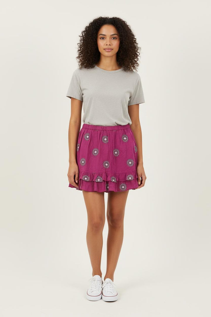 Jupe Courte Violette - Taille S/36 de la marque Vanessa Bruno - Athé | PARAD66233 - Vendu par Paradigme - Image 1