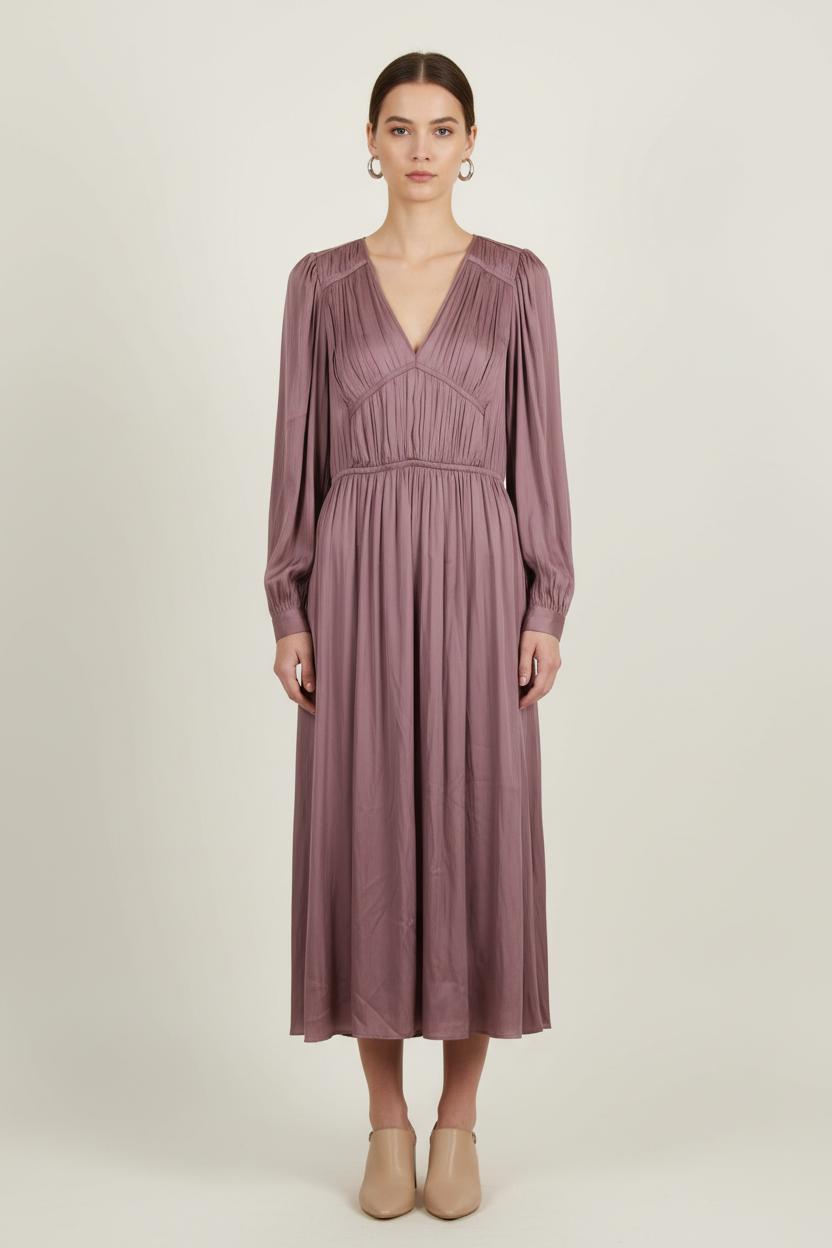 Robe Longue Violette - Taille S/36 de la marque The Kooples | PARAD66234 - Vendu par Paradigme - Image 1