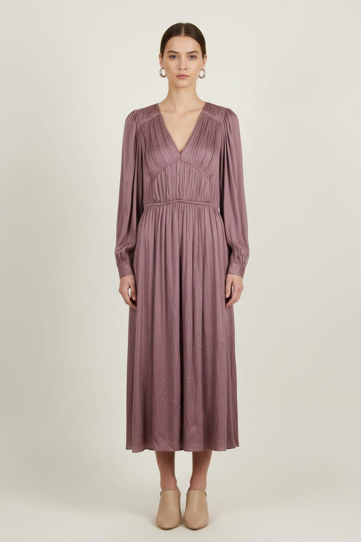 Robe Longue Violette - Taille S/36 de la marque The Kooples | PARAD66234 - Vendu par Paradigme - Image 1