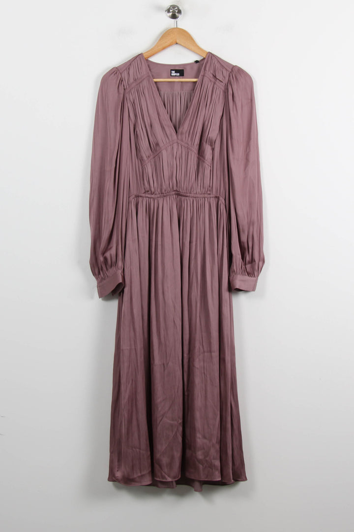 Robe Longue Violette - Taille S/36 de la marque The Kooples | PARAD66234 - Vendu par Paradigme - Image 2