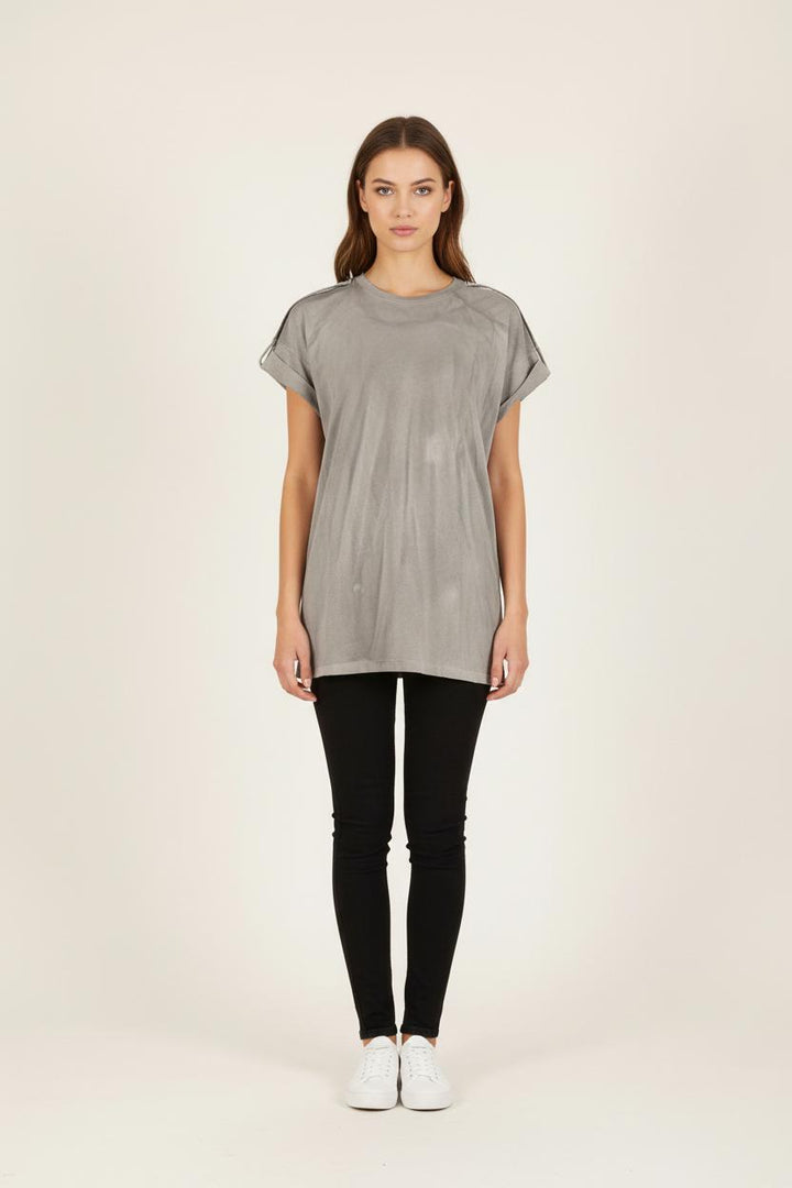T-shirt Gris - Taille M/38 de la marque Notshy Cashmere | PARAD66236 - Vendu par Paradigme - Image 1