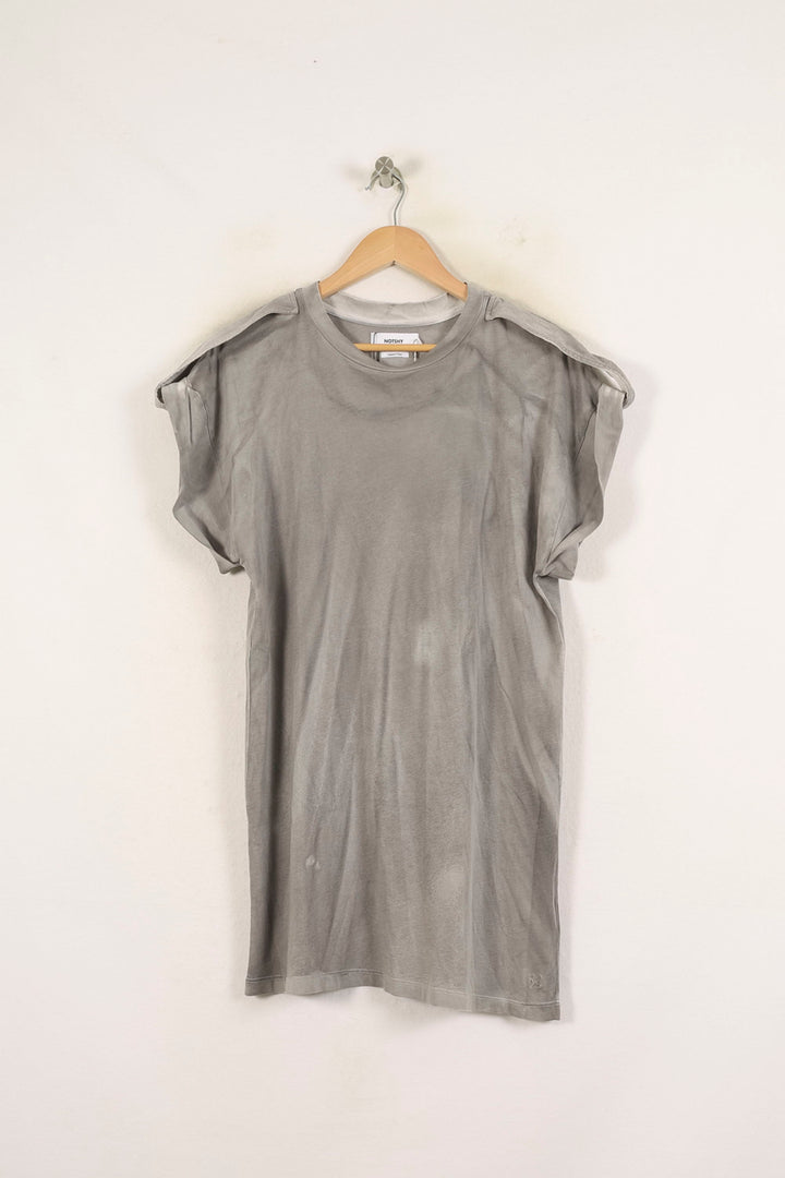 T-shirt Gris - Taille M/38 de la marque Notshy Cashmere | PARAD66236 - Vendu par Paradigme - Image 2