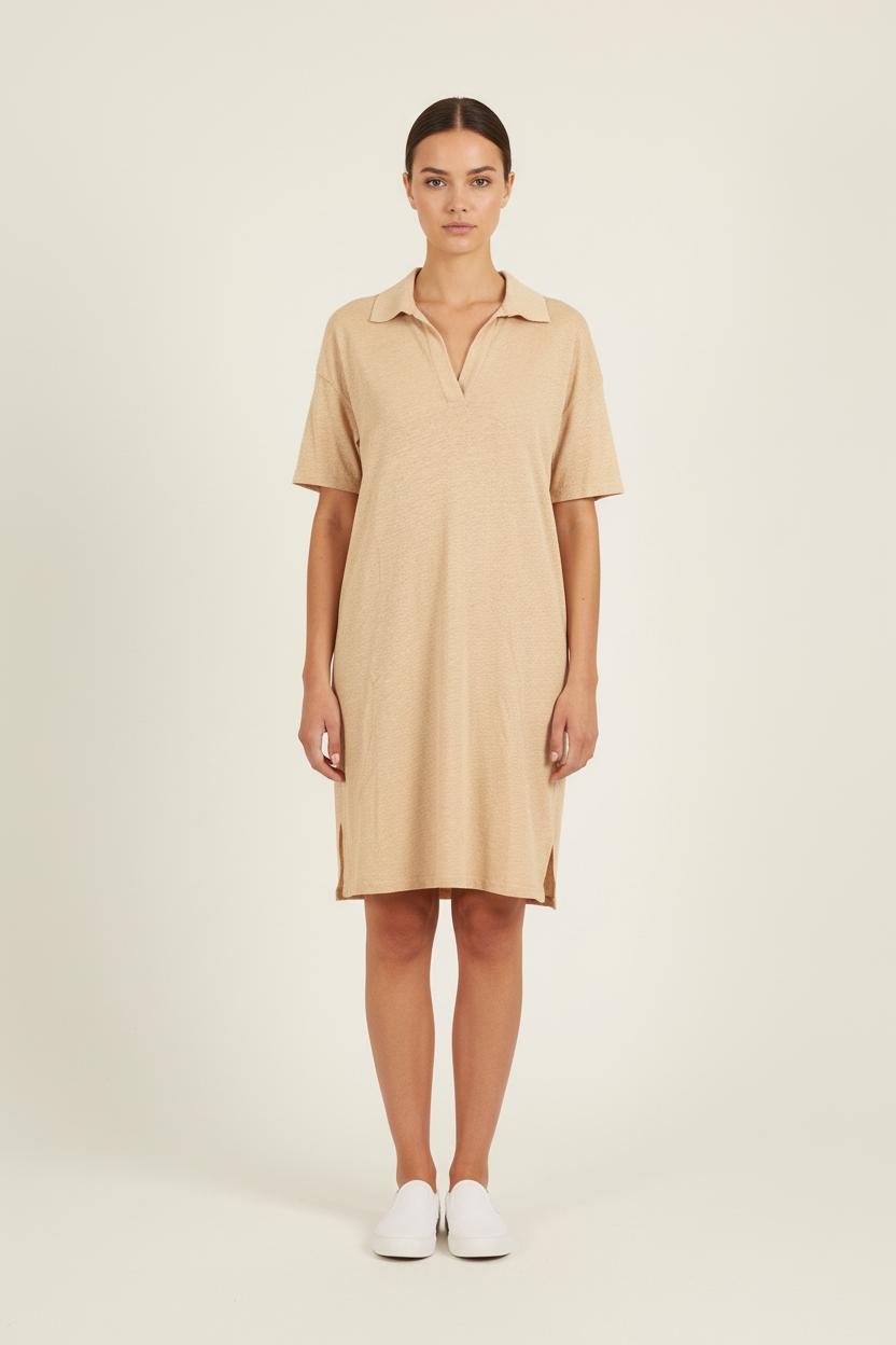 Robe Polo Beige - Taille L/40 de la marque Notshy Cashmere | PARAD66237 - Vendu par Paradigme - Image 1