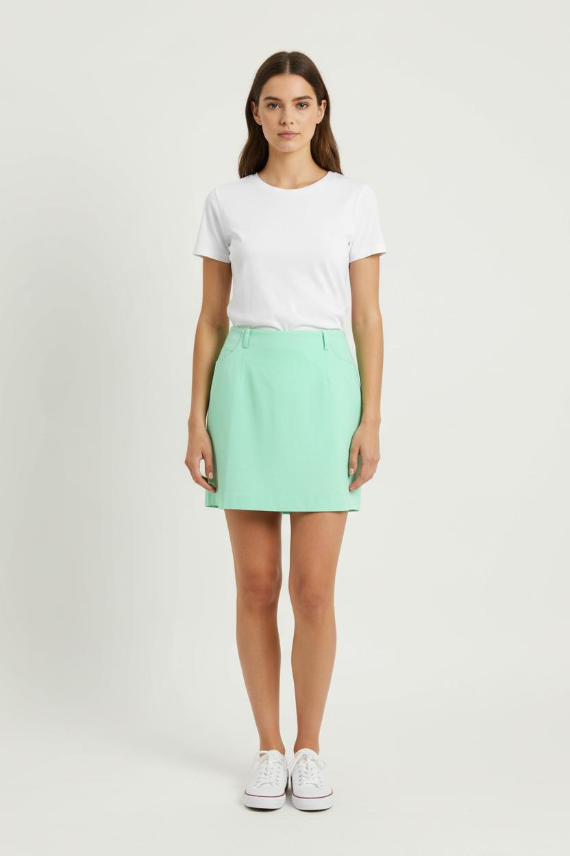 Jupe Droite Verte - Taille L/40 de la marque Grace & Mila | PARAD66238 - Vendu par Paradigme - Image 1
