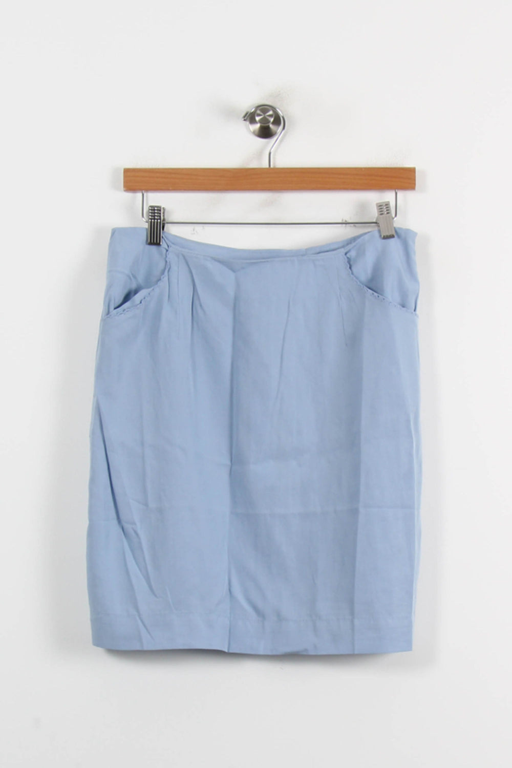 Jupe Droite Bleue - Taille L/40 de la marque Grace & Mila | PARAD66239 - Vendu par Paradigme - Image 2