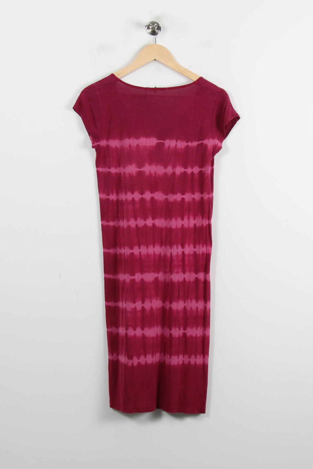 Robe Tie and Dye Bordeaux et Rose - Taille S/36 de la marque Gerard Darel | PARAD66247 - Vendu par Paradigme - Image 4