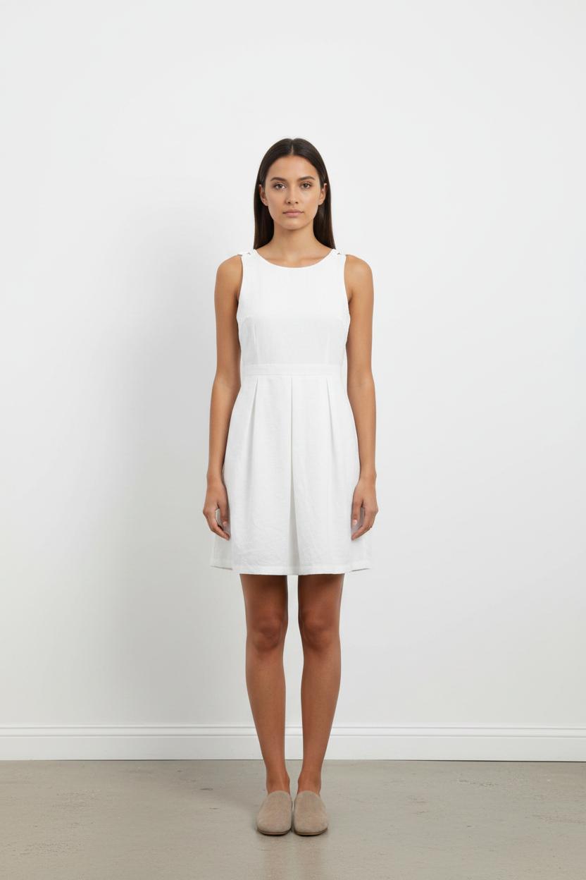 Robe Courte Blanche - Taille S/36 de la marque Suncoo | PARAD66251 - Vendu par Paradigme - Image 1