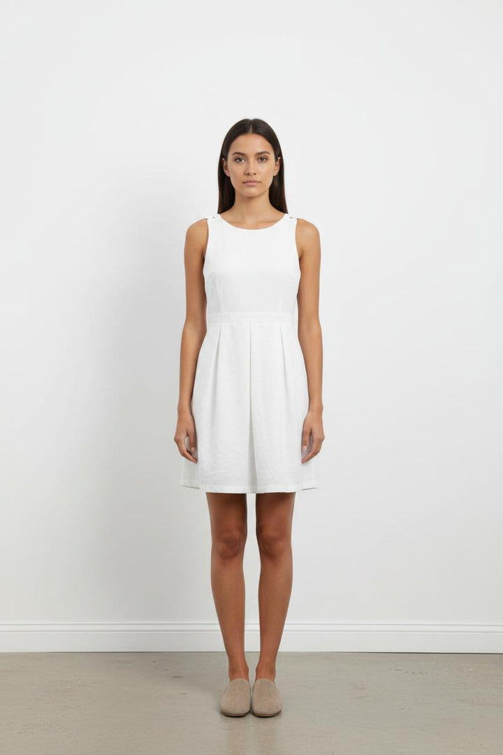 Robe Courte Blanche - Taille S/36 de la marque Suncoo | PARAD66251 - Vendu par Paradigme - Image 1