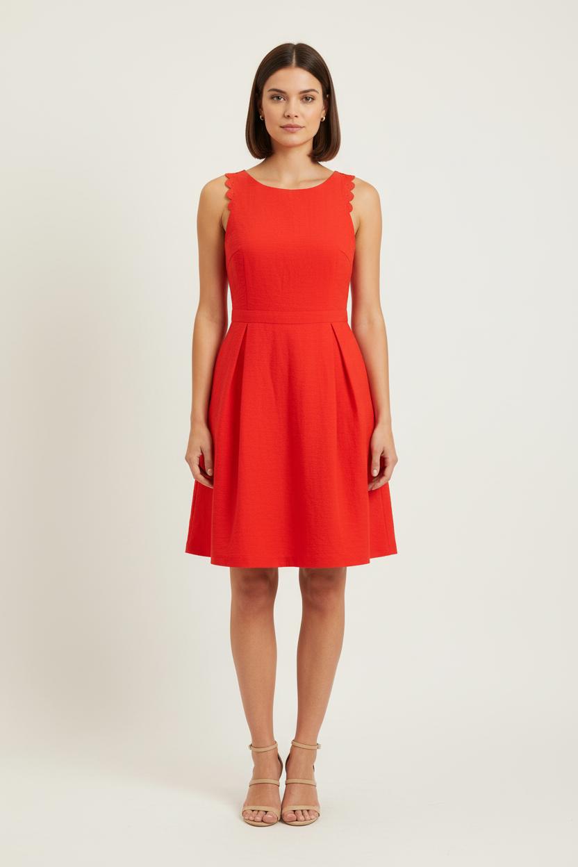 Robe Courte Rouge - Taille S/36 de la marque Suncoo | PARAD66252 - Vendu par Paradigme - Image 1