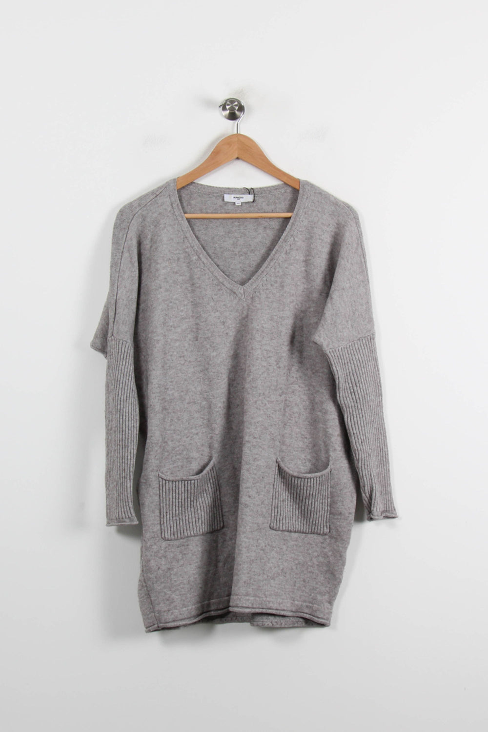 Robe Pull Grise - Taille M/38 de la marque Suncoo | PARAD66253 - Vendu par Paradigme - Image 2