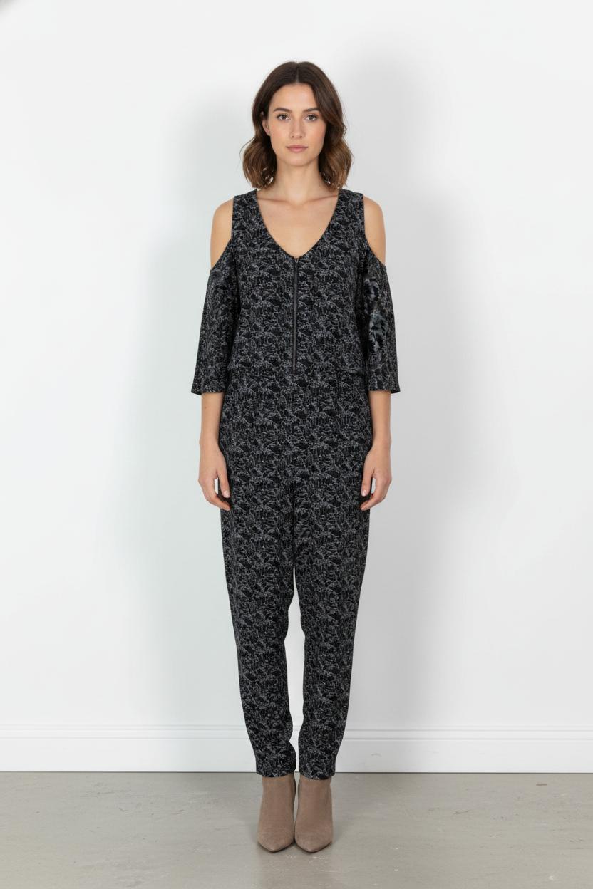 Combinaison Noire et Blanche - Taille S/36 de la marque Comptoir des Cotonniers | PARAD66254 - Vendu par Paradigme - Image 1