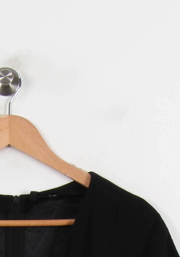 Robe Midi Noire - Taille M/38 de la marque The Kooples | PARAD66257 - Vendu par Paradigme - Image 3