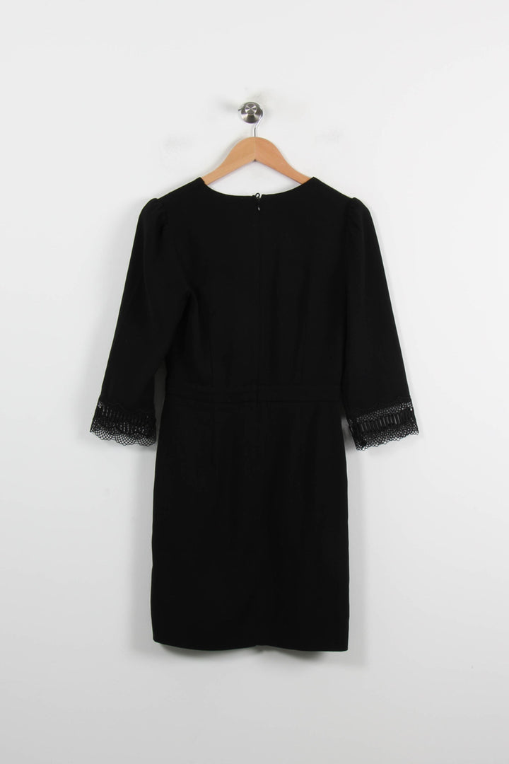 Robe Mi-Longue Noire - Taille S/36 de la marque Suncoo | PARAD66260 - Vendu par Paradigme - Image 4