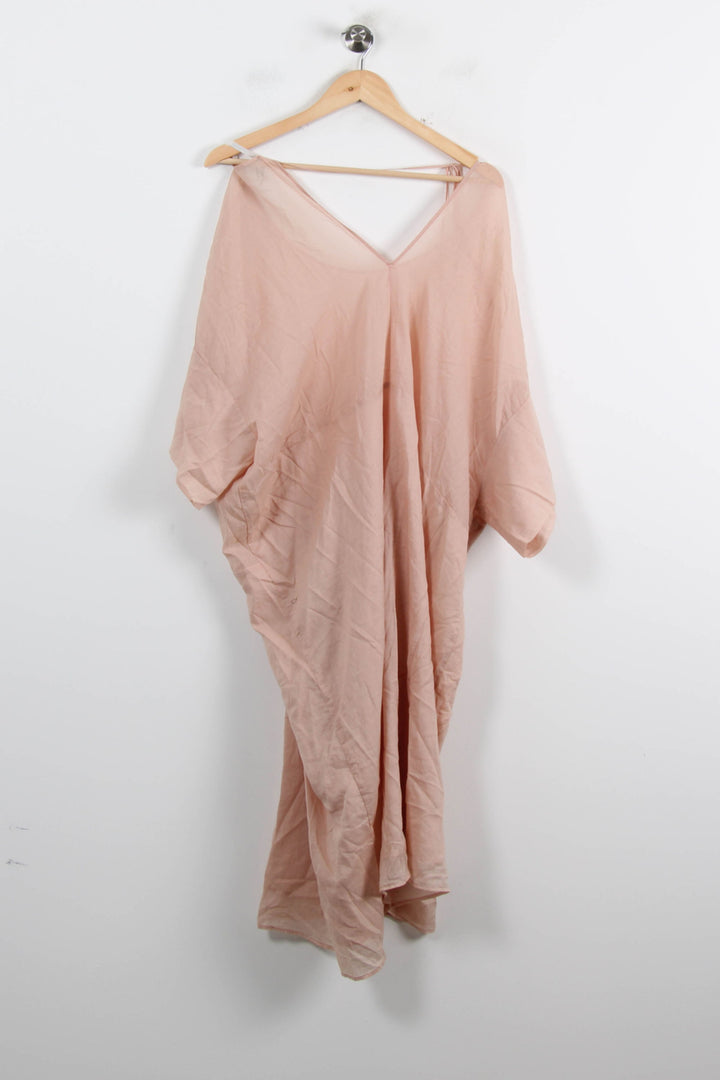 Robe Longue Rose - Taille S/36 de la marque Humanoid | PARAD66261 - Vendu par Paradigme - Image 2