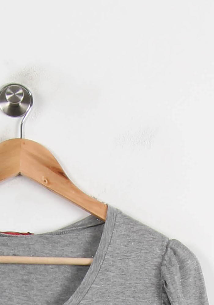 Tee-shirt Manches Longues Gris - Taille XL/42 de la marque Maison Montagut | PARAD66264 - Vendu par Paradigme - Image 3
