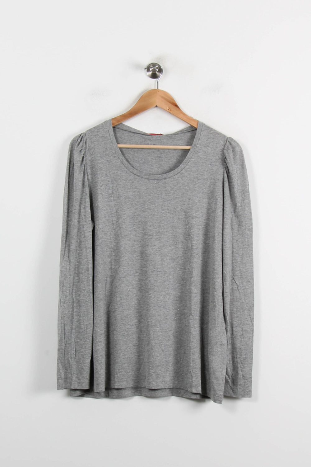 Tee-shirt Manches Longues Gris - Taille XL/42 de la marque Maison Montagut | PARAD66264 - Vendu par Paradigme - Image 2