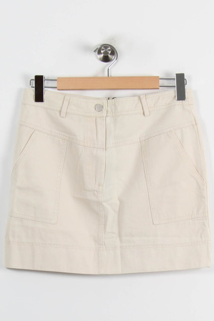 Jupe Courte Beige - Taille S/36 de la marque Grace & Mila | PARAD66265 - Vendu par Paradigme - Image 2