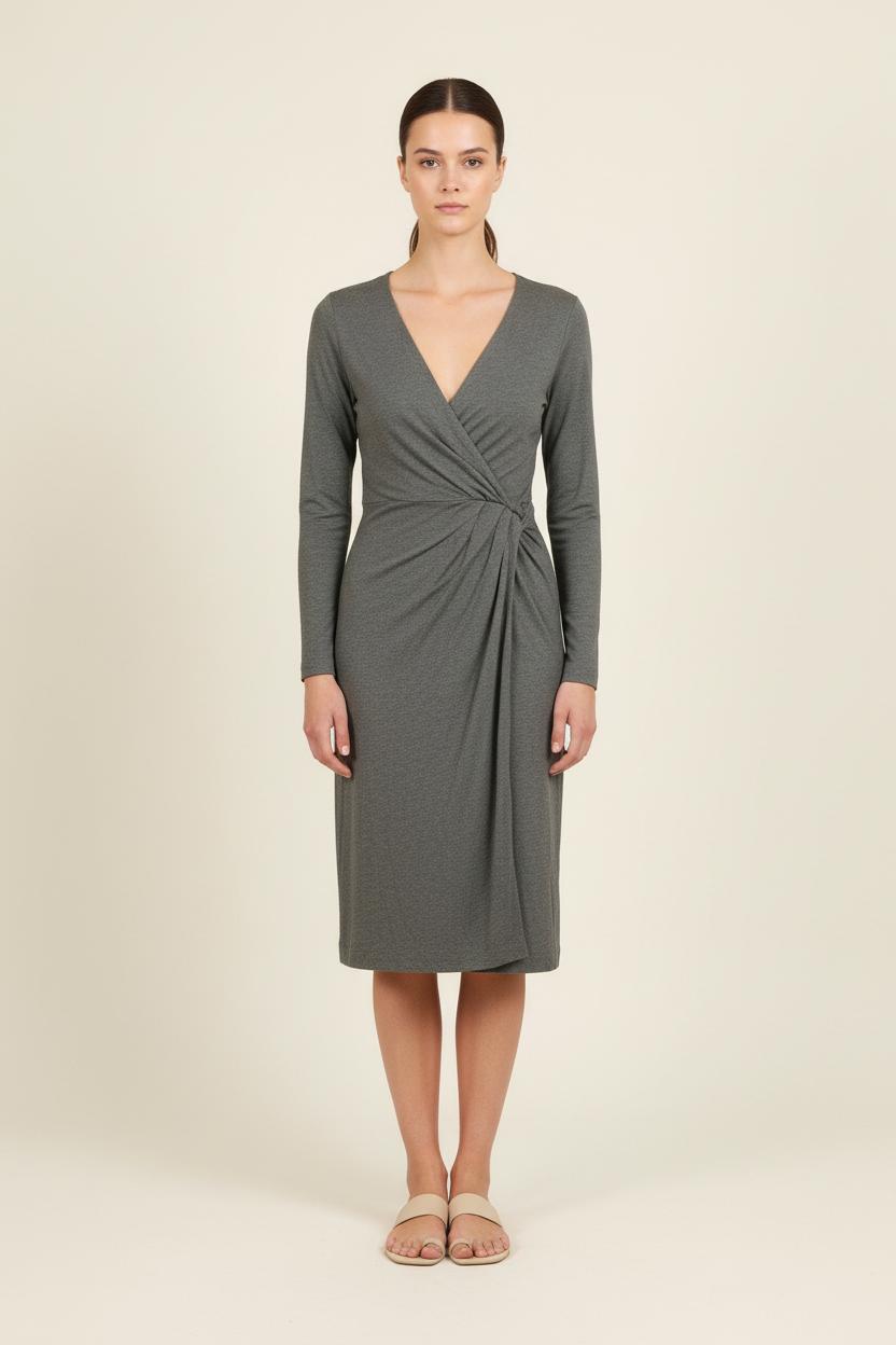 Robe Longue Grise - Taille S/36 de la marque Vanessa Bruno | PARAD66269 - Vendu par Paradigme - Image 1