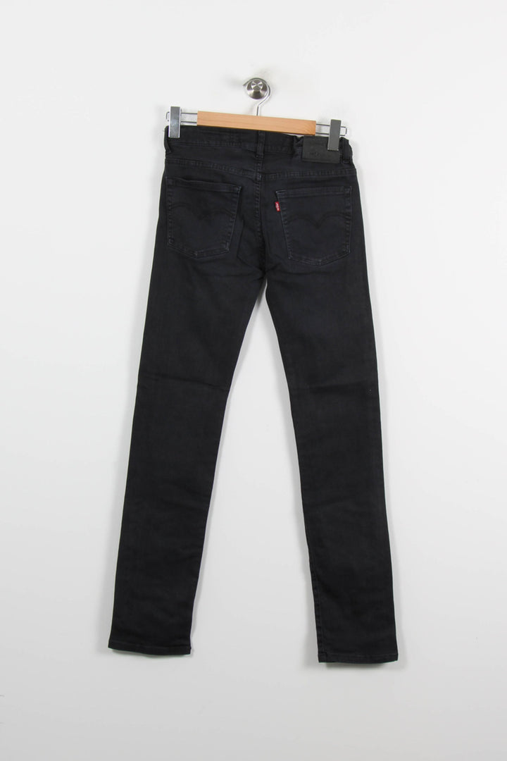 Jean Slim Noir - Taille S/36 de la marque Levi's | PARAD66271 - Vendu par Paradigme - Image 4