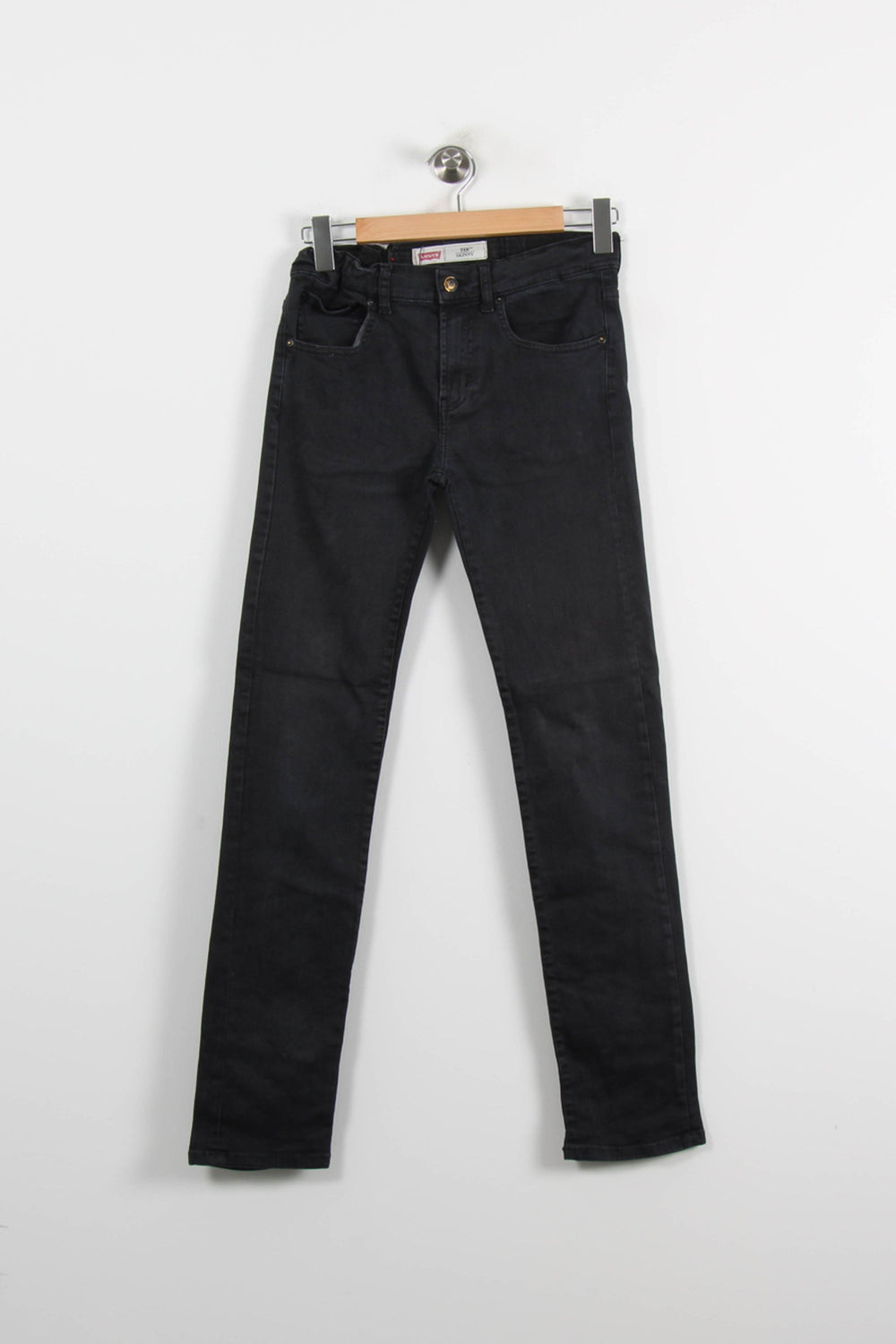 Jean Slim Noir - Taille S/36 de la marque Levi's | PARAD66271 - Vendu par Paradigme - Image 2