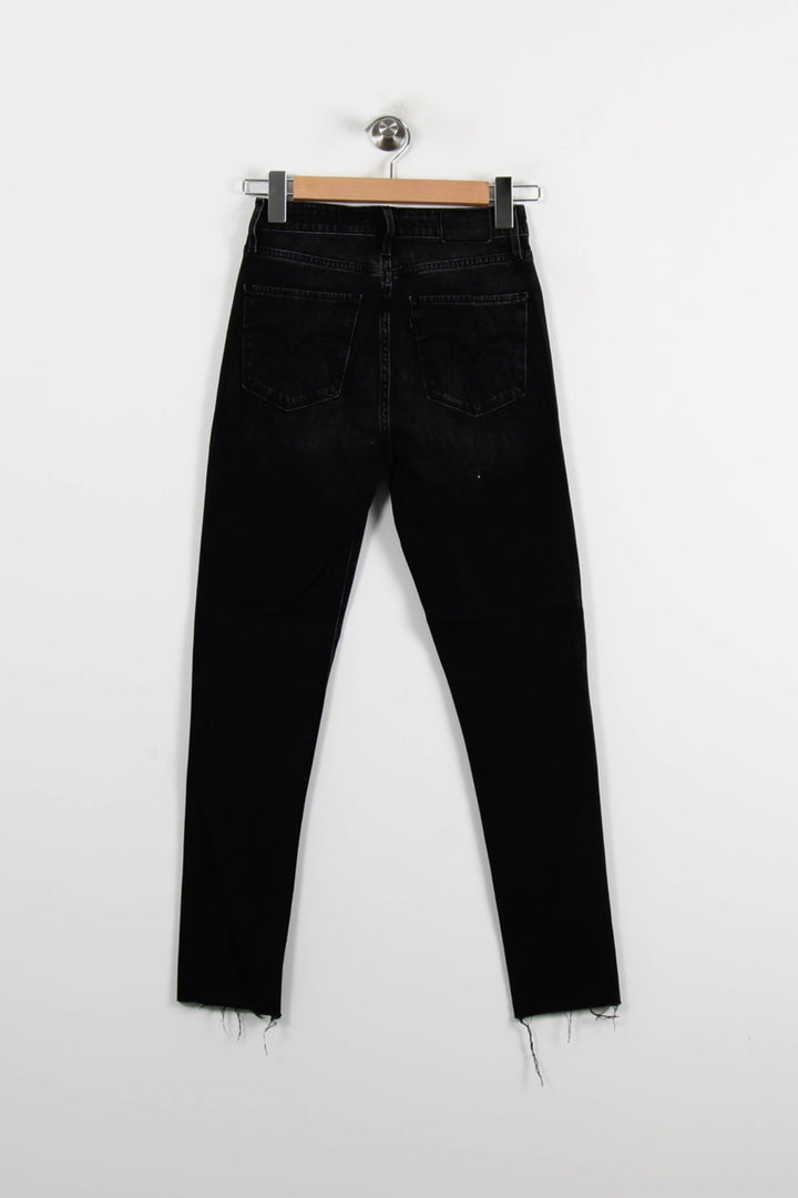 Jean Slim Noir - Taille S/36 de la marque Levi's | PARAD66275 - Vendu par Paradigme - Image 4