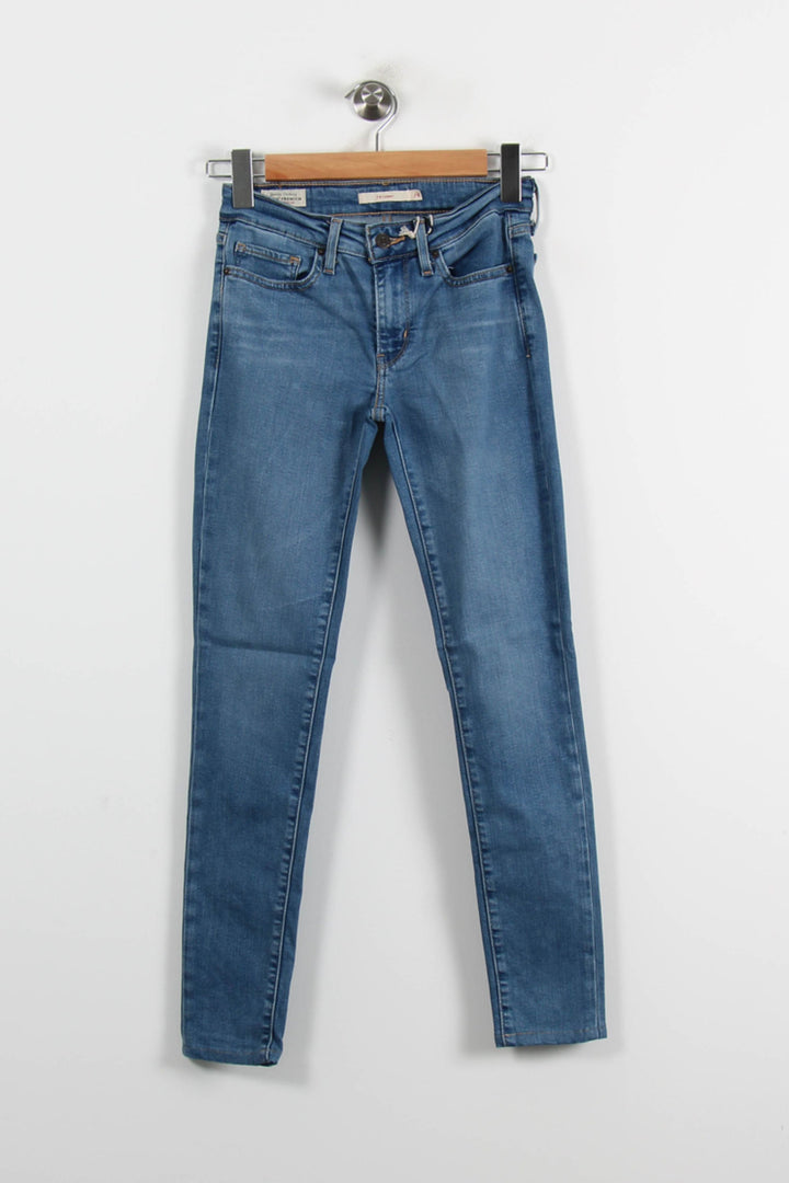 Jean Slim Bleu - Taille XS/34 de la marque Levi's | PARAD66276 - Vendu par Paradigme - Image 2
