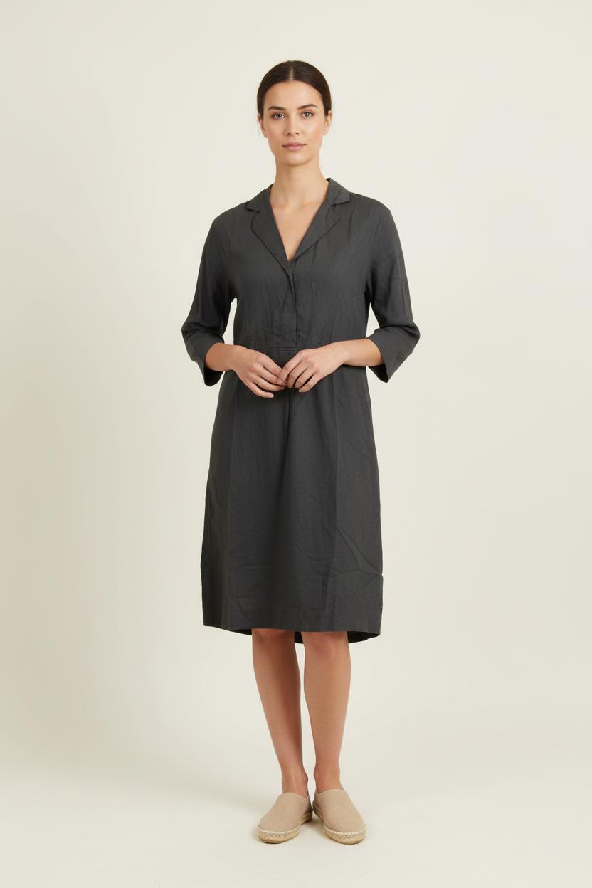 Robe Chemise Grise - Taille S/36 de la marque Humanoid | PARAD66278 - Vendu par Paradigme - Image 1