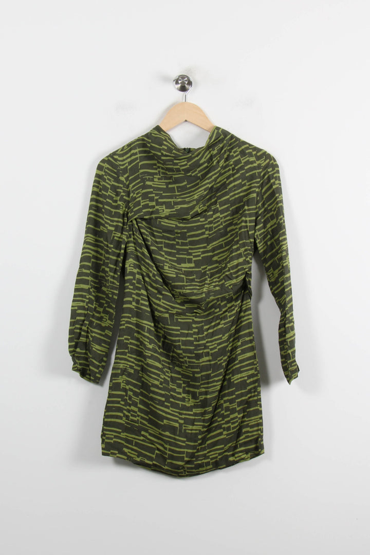 Robe Courte Verte - Taille S/36 de la marque Humanoid | PARAD66279 - Vendu par Paradigme - Image 4