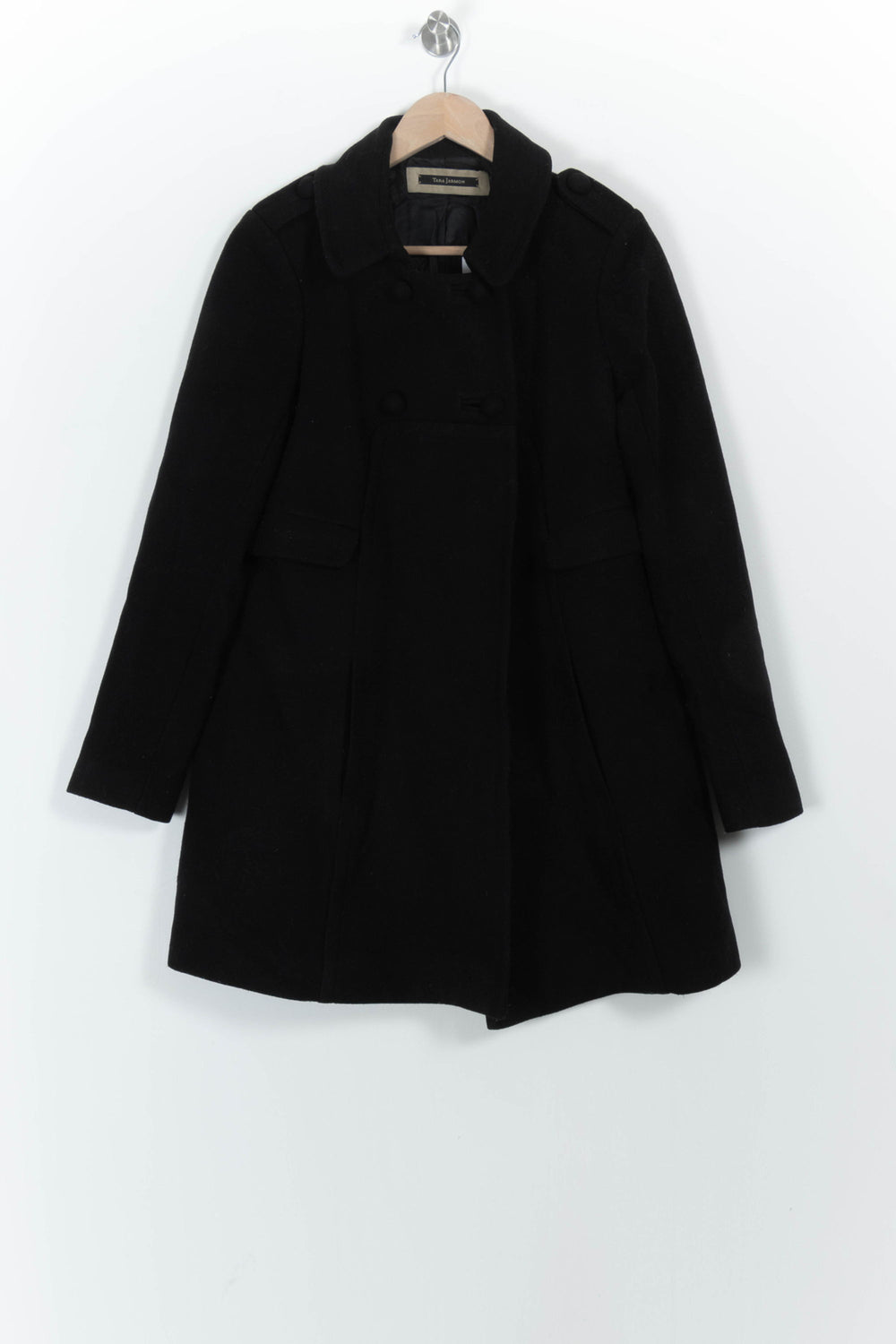 Manteau Noir - Taille L/40 de la marque Tara Jarmon | PARAD66295 - Vendu par Paradigme - Image 2
