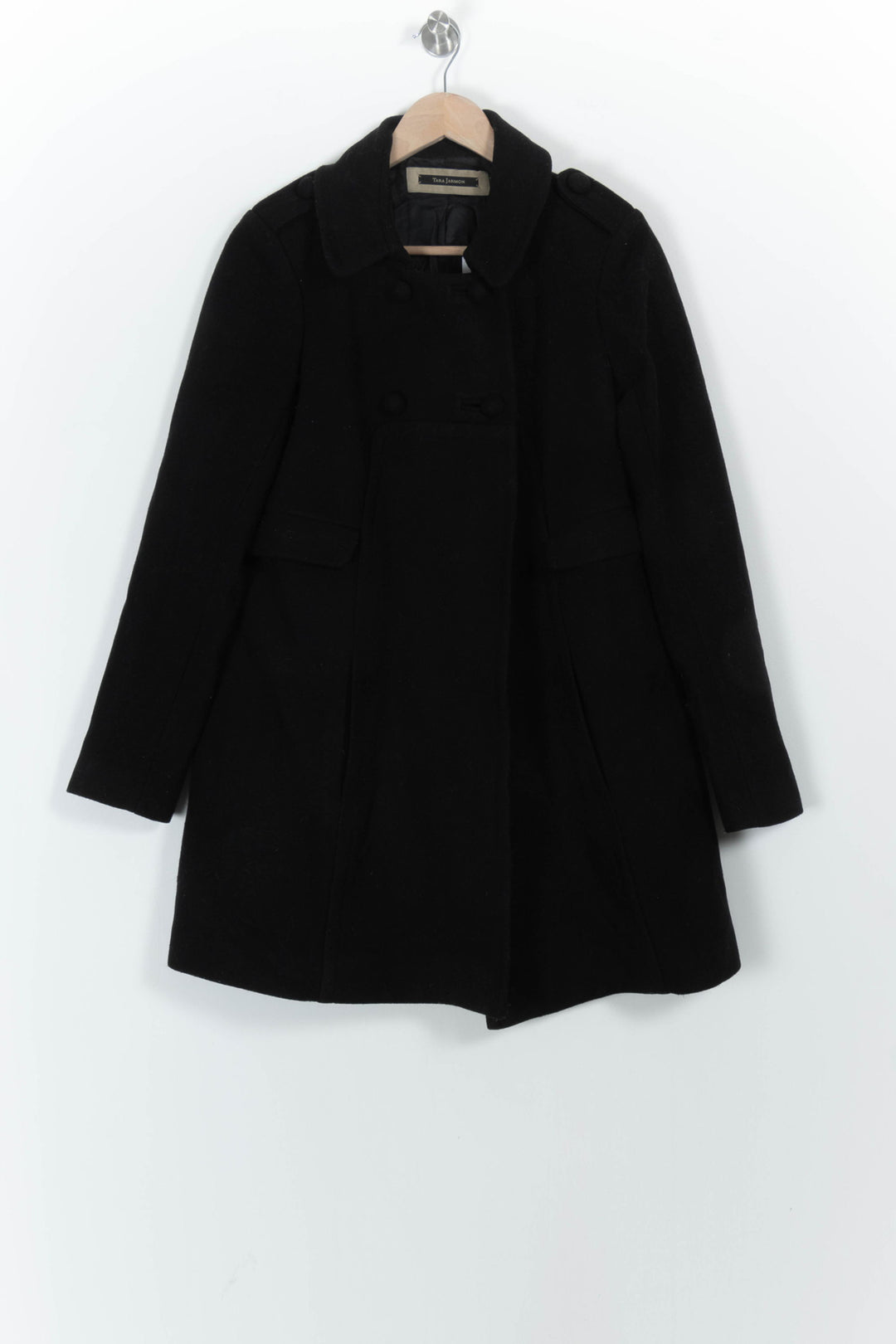 Manteau Noir - Taille L/40 de la marque Tara Jarmon | PARAD66295 - Vendu par Paradigme - Image 2