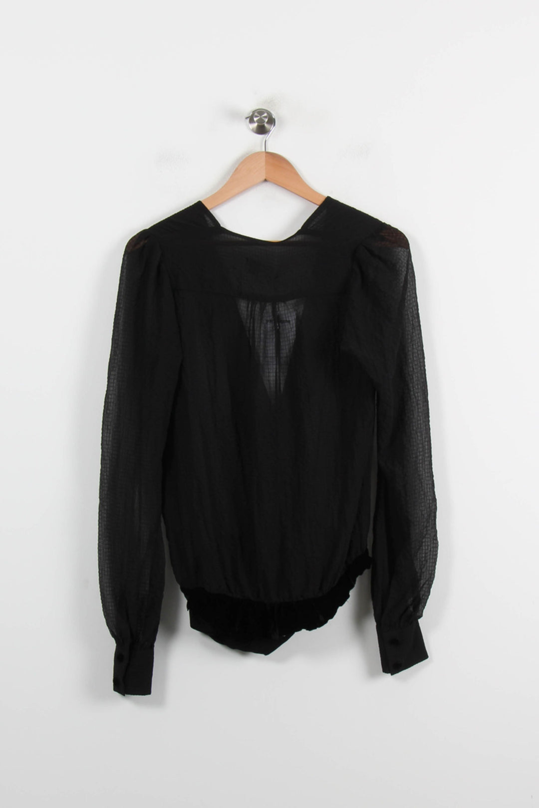 Blouse Noire - Taille M/38 de la marque Essentiel Antwerp | PARAD66297 - Vendu par Paradigme - Image 4